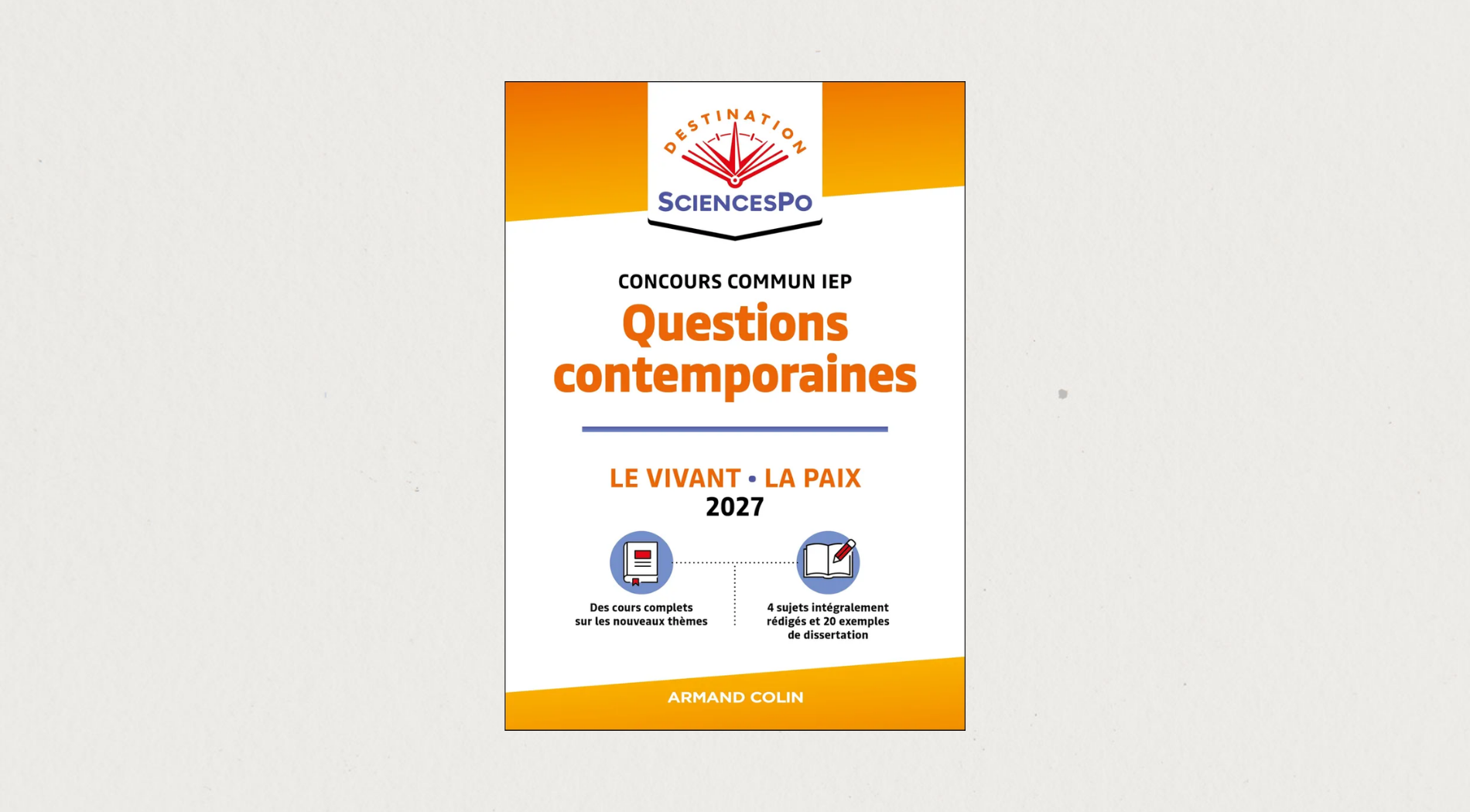 Illustration de l'article Destination Sciences Po - Concours commun IEP 2027 - Questions contemporaines - 8e édition